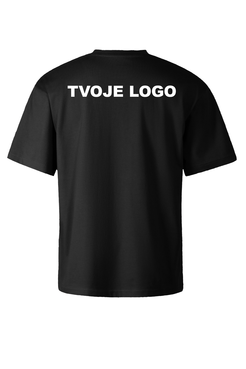Kvalitné oversized tričko pripravené na potlač loga alebo dizajnu