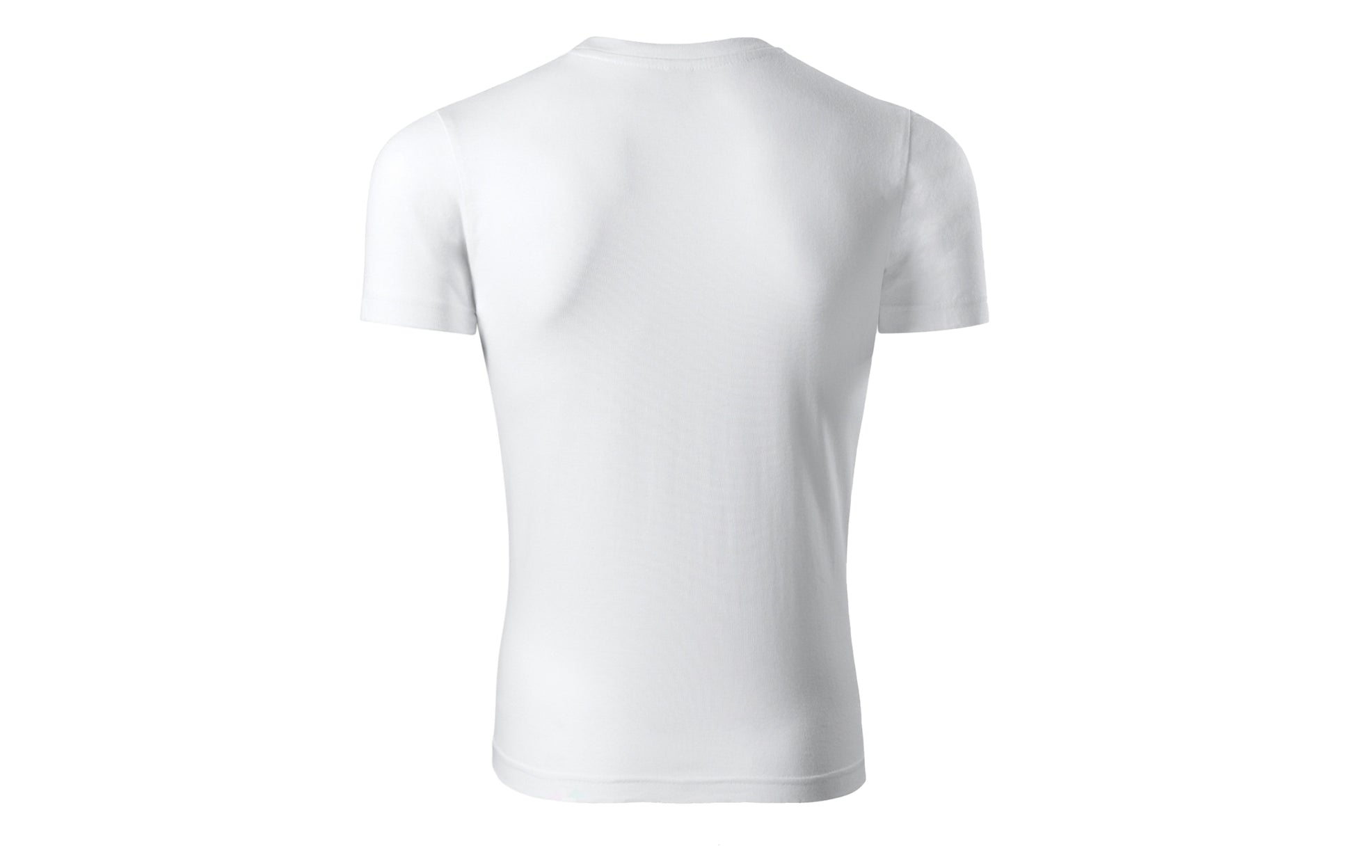 biele unisex tričko na potlač zo 100 % bavlny