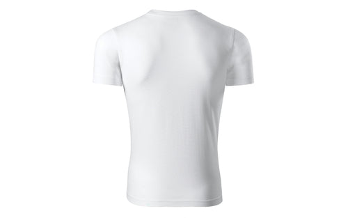 biele unisex tričko na potlač zo 100 % bavlny